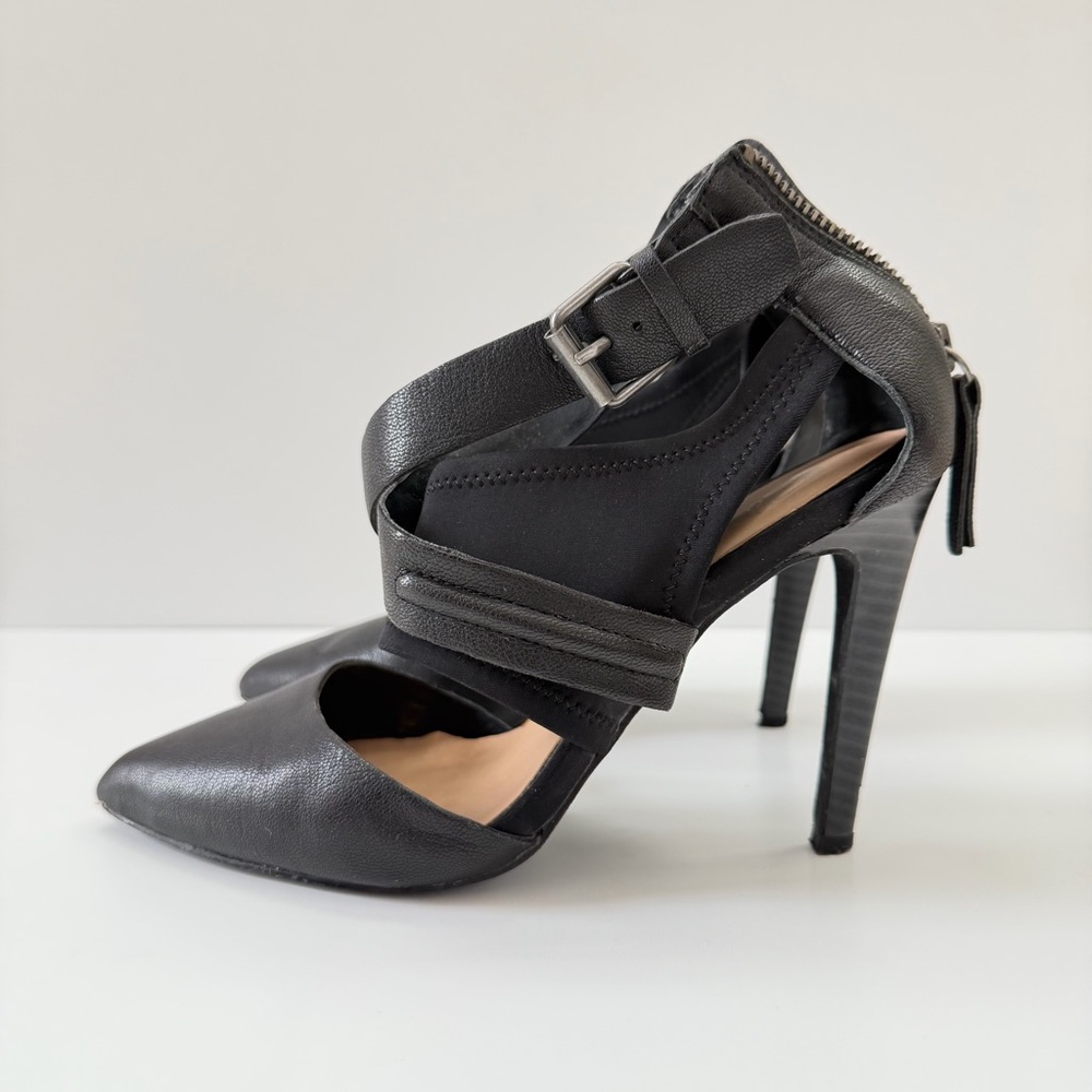 Joe's Jeans Black Strappy Heels